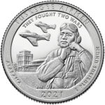2021 America the Beautiful Quarters Coin Tuskegee Airmen Alabama Proof Reverse