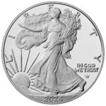 2024 American Eagle Silver One Ounce Proof Coin Obverse